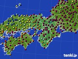近畿地方のアメダス実況(日照時間)(2024年03月11日)