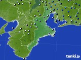 三重県のアメダス実況(降水量)(2024年03月12日)