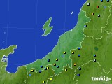 新潟県のアメダス実況(積雪深)(2024年03月12日)