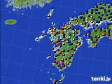 2024年03月12日の九州地方のアメダス(日照時間)