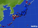 2024年03月12日のアメダス(日照時間)