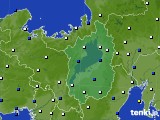 滋賀県のアメダス実況(風向・風速)(2024年03月12日)