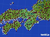 近畿地方のアメダス実況(日照時間)(2024年03月13日)