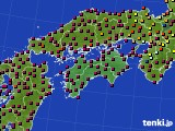 四国地方のアメダス実況(日照時間)(2024年03月13日)