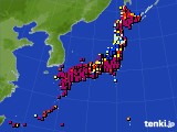 2024年03月13日のアメダス(日照時間)