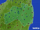 福島県のアメダス実況(日照時間)(2024年03月14日)