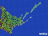 2024年03月14日の道東のアメダス(日照時間)