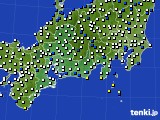 東海地方のアメダス実況(風向・風速)(2024年03月14日)