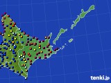 道東のアメダス実況(日照時間)(2024年03月15日)