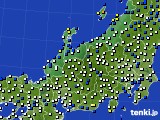 北陸地方のアメダス実況(風向・風速)(2024年03月15日)