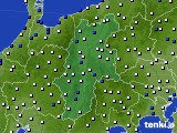長野県のアメダス実況(風向・風速)(2024年03月15日)
