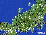 北陸地方のアメダス実況(風向・風速)(2024年03月16日)