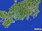 東海地方のアメダス実況(風向・風速)(2024年03月16日)