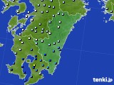 宮崎県のアメダス実況(降水量)(2024年03月17日)