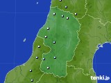 山形県のアメダス実況(降水量)(2024年03月17日)