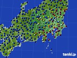 関東・甲信地方のアメダス実況(日照時間)(2024年03月17日)