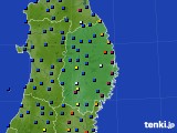 岩手県のアメダス実況(日照時間)(2024年03月17日)