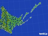 道東のアメダス実況(気温)(2024年03月17日)