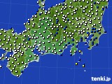 東海地方のアメダス実況(風向・風速)(2024年03月17日)