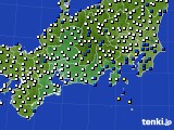 2024年03月17日の東海地方のアメダス(風向・風速)