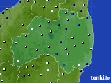 福島県のアメダス実況(風向・風速)(2024年03月17日)