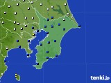 千葉県のアメダス実況(風向・風速)(2024年03月17日)
