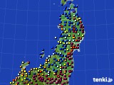 東北地方のアメダス実況(日照時間)(2024年03月18日)