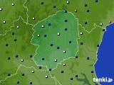 栃木県のアメダス実況(風向・風速)(2024年03月18日)
