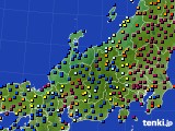 北陸地方のアメダス実況(日照時間)(2024年03月19日)