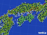 四国地方のアメダス実況(日照時間)(2024年03月19日)