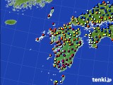 九州地方のアメダス実況(日照時間)(2024年03月20日)
