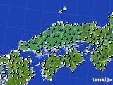 中国地方のアメダス実況(気温)(2024年03月20日)