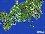 東海地方のアメダス実況(風向・風速)(2024年03月20日)