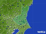2024年03月20日の茨城県のアメダス(風向・風速)