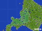 道央のアメダス実況(風向・風速)(2024年03月20日)