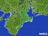 三重県のアメダス実況(風向・風速)(2024年03月20日)