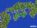 四国地方のアメダス実況(日照時間)(2024年03月21日)