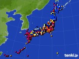 2024年03月21日のアメダス(日照時間)