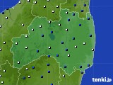 福島県のアメダス実況(風向・風速)(2024年03月21日)