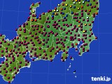 関東・甲信地方のアメダス実況(日照時間)(2024年03月22日)