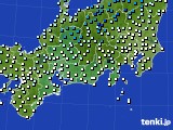 東海地方のアメダス実況(気温)(2024年03月22日)