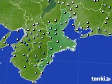 三重県のアメダス実況(降水量)(2024年03月23日)