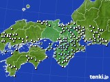 近畿地方のアメダス実況(降水量)(2024年03月24日)