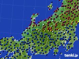 2024年03月24日の北陸地方のアメダス(日照時間)