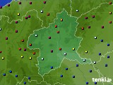 群馬県のアメダス実況(日照時間)(2024年03月24日)