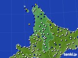 道北のアメダス実況(風向・風速)(2024年03月24日)