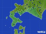 道南のアメダス実況(積雪深)(2024年03月25日)