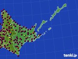 道東のアメダス実況(日照時間)(2024年03月25日)