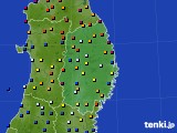 岩手県のアメダス実況(日照時間)(2024年03月25日)
