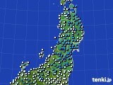 東北地方のアメダス実況(気温)(2024年03月26日)